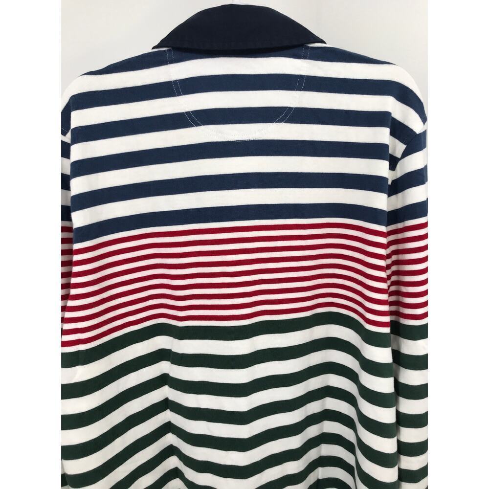 Brooks Brothers Navy, Red, and White Striped Polo Shirt - Picture 7 of 9